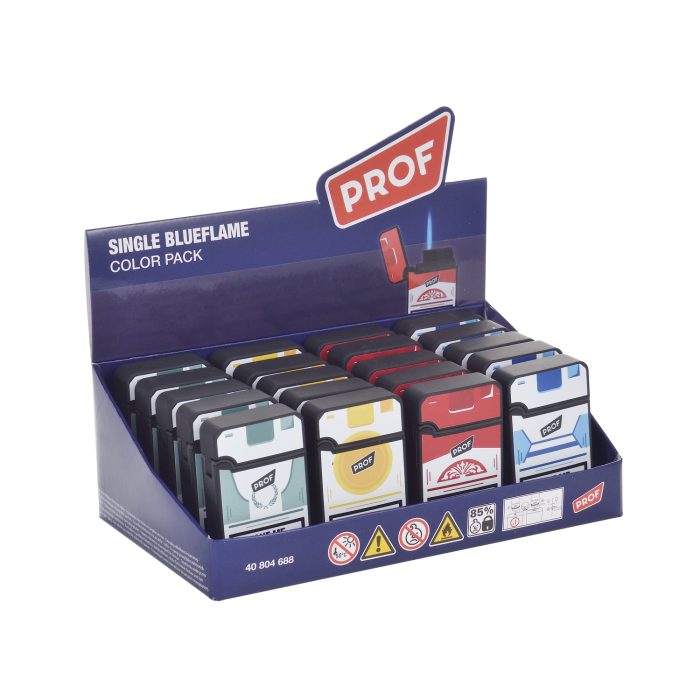 Prof Aναπτήρας Color Pack Single Jet Flame